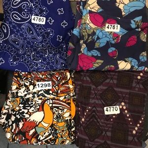 Lularoe os leggings. 4 new pairs
